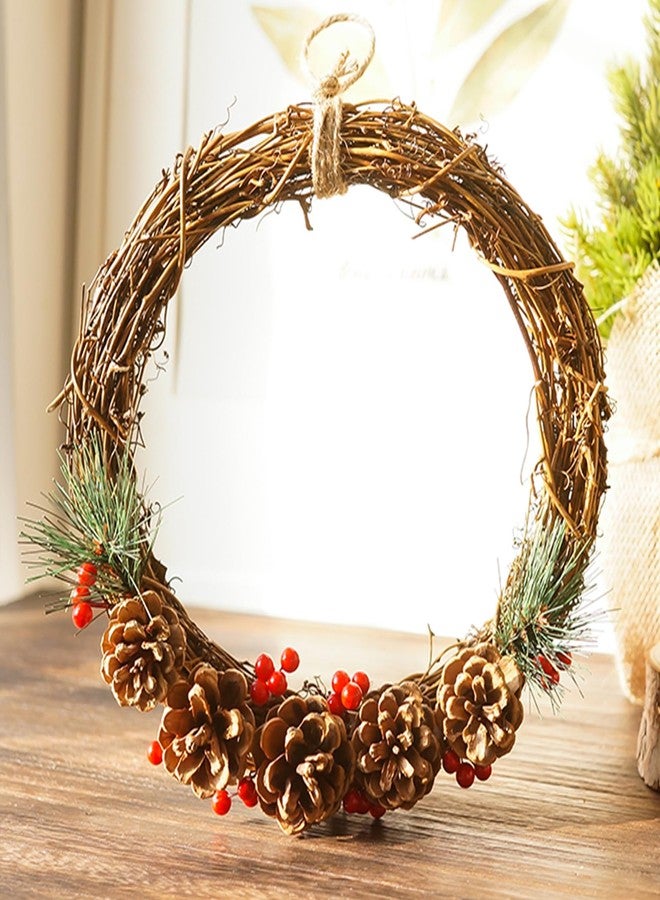 Lukinuo Hanging Natural Pine Cones 18pcs Christmas Pine Cones Crafts Ornaments Natural Rustic Pinecones Bulk Ornament for DIY Pinecone Vase Fillers Fall Winter Home Christmas Tree Decor - Image 3